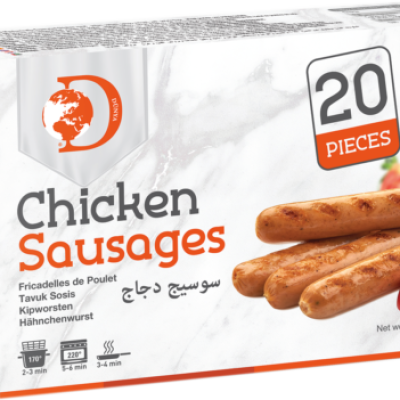 Chicken Sausages 20pk 1200 g