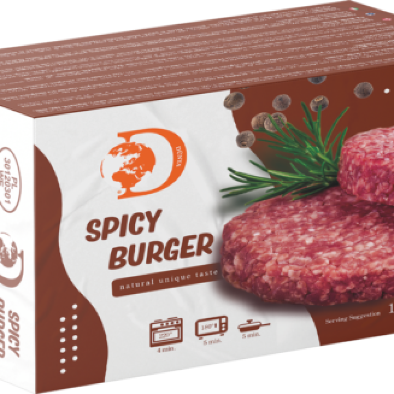 Spicy Burger Premium (10x80gr)