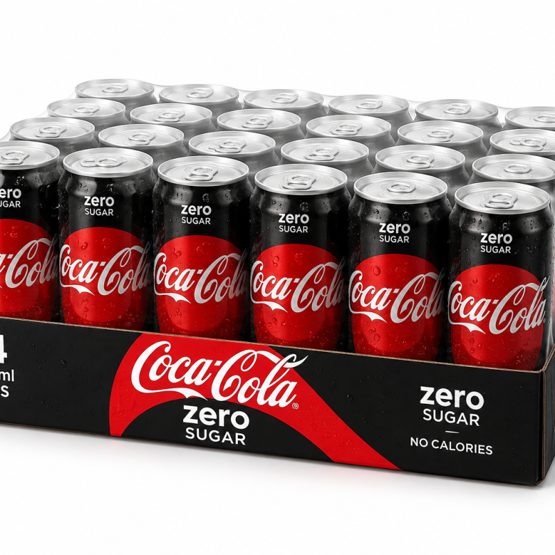 Coca-Cola & Fanta Mixed Soft Drink Pack – 24x330ml Cans | Multiple Flavor Options