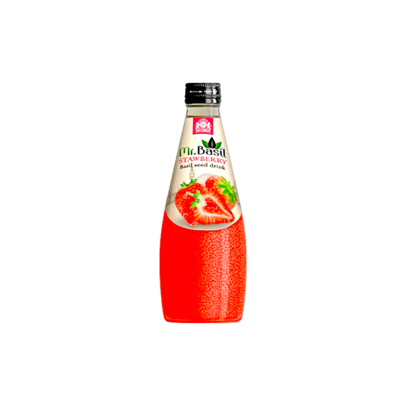 Mr Basil Strawberry Drink Glass 290mlx24