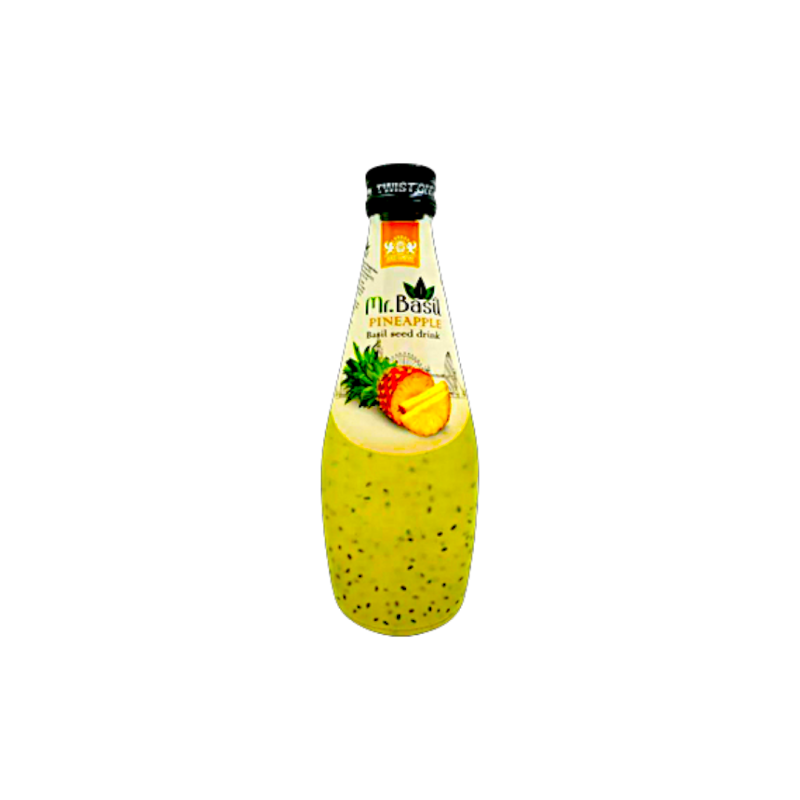 Mr Basil Pineapple Drink Glass 290mlx24