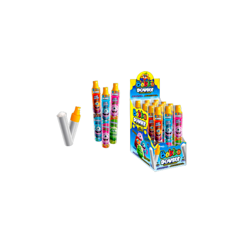Bobo Double Sour Spray (Spray+sugar Powder) 80grx12