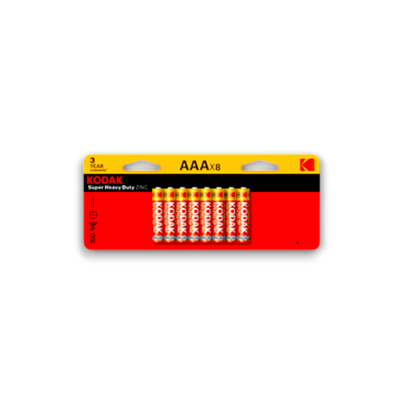 Kodak AAA Zinc Batteries 8 pack