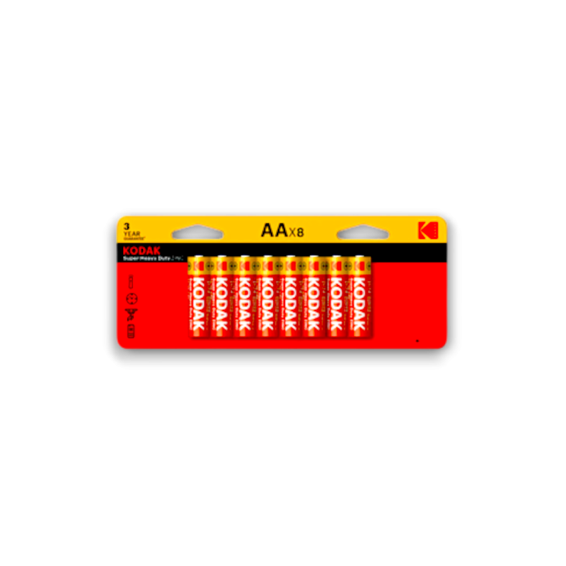 Kodak AA Zinc Batteries 8 pack
