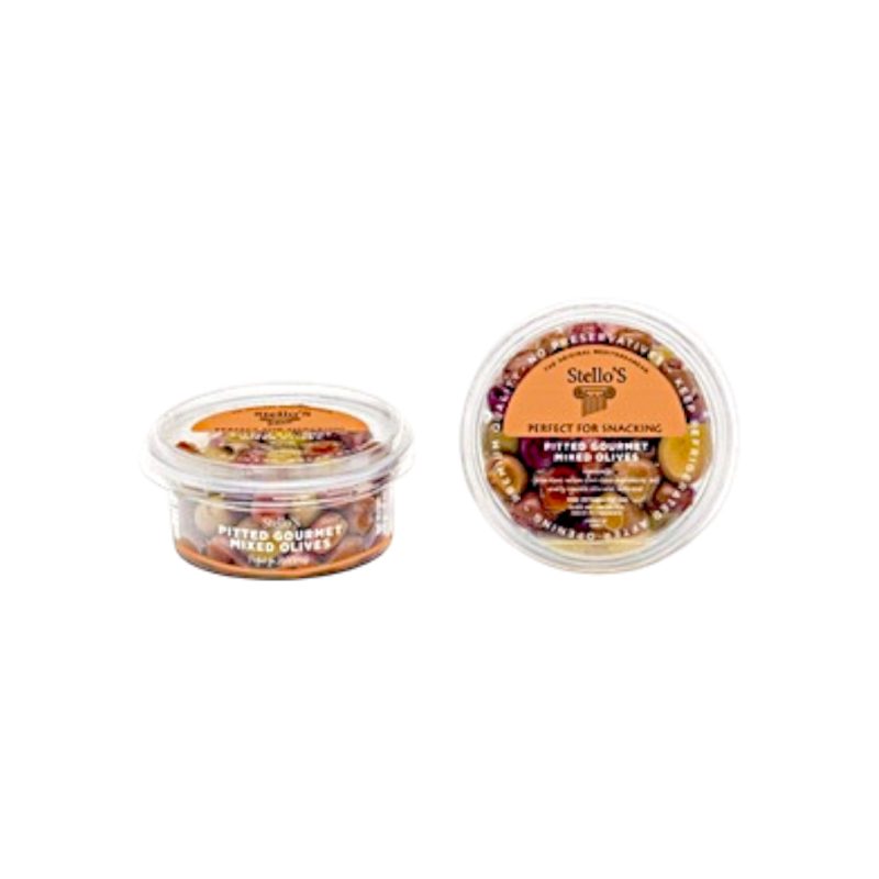 Stellos Pitted Gourmet Mixed Olives 170gr