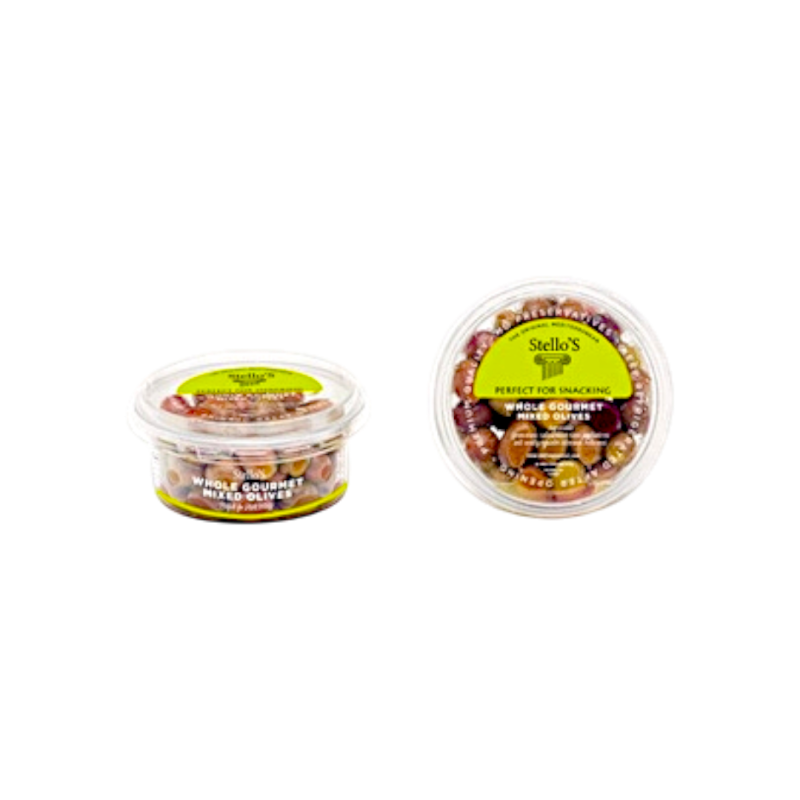 Stellos Whole Gourmet Mixed Olives 200gr